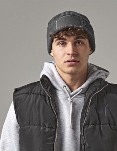 BEE-B440-Thinsulate™ Patch Beanie